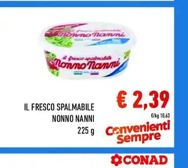 Finette con cheddar Conad