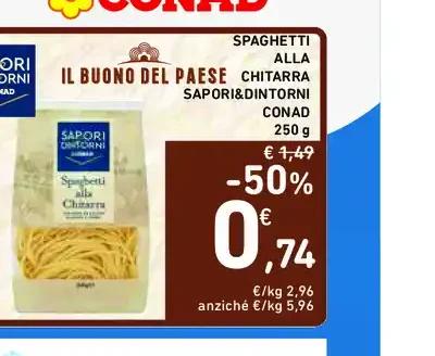 Spaghetti alla chitarra Sapori&Dintorni Conad