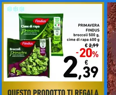 Primavera Findus broccoli e cime di rapa