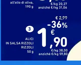 Alici in salsa Rizzoli