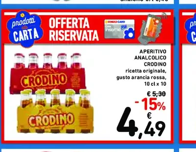 Aperitivo analcolico Crodino