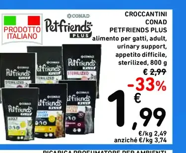 Croccantini Conad Petfriends Plus