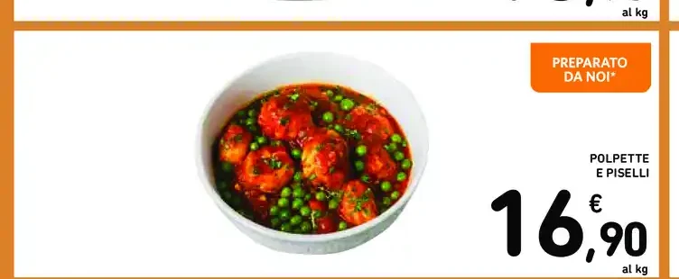 Polpette e piselli