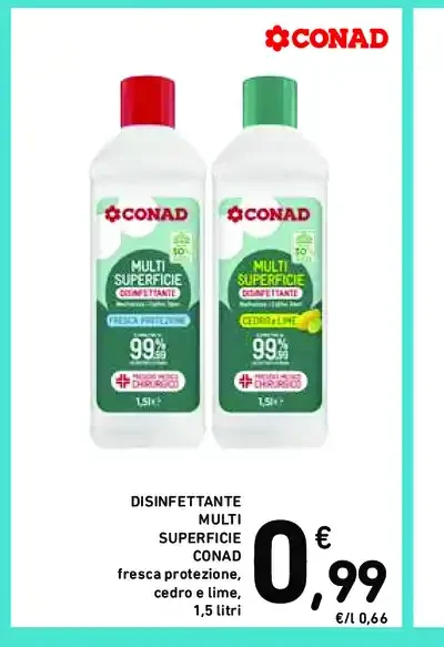 Disinfettante multisuperficie Conad