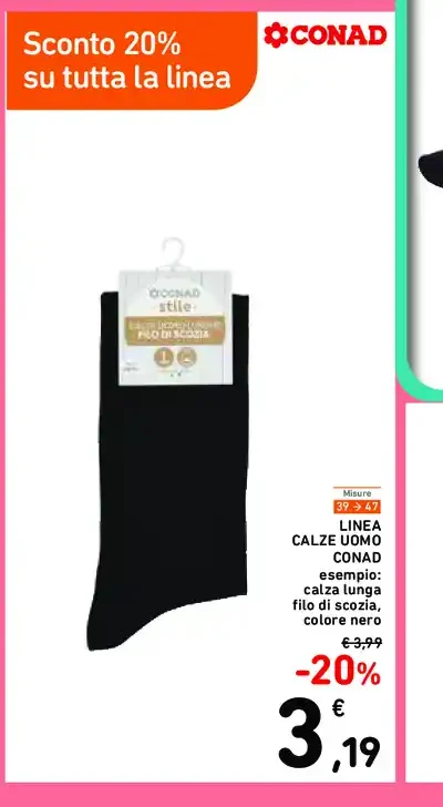 Calze uomo Conad