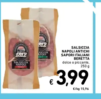 Salsiccia Napoli antichi sapori italiani Berretta