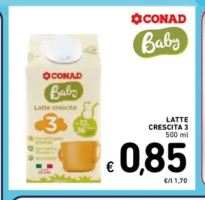 Latte crescita 3