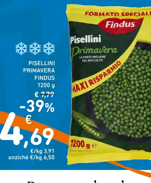 Pisellini Primavera Findus