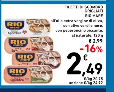 Filetti di sgombro Rio Mare