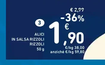 Alici in salsa Rizzoli
