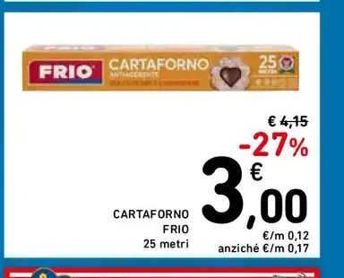 Carta forno Frio