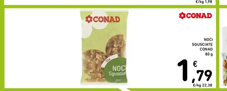 Noci sgusciate Conad