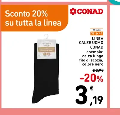 Calze uomo Conad