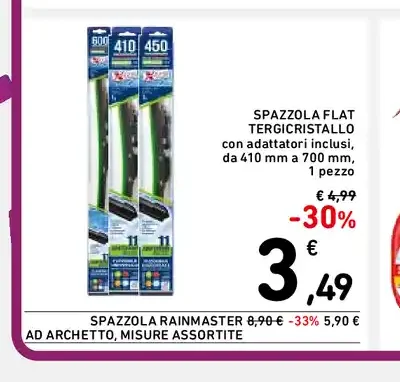 Spazzola flat Rainmaster