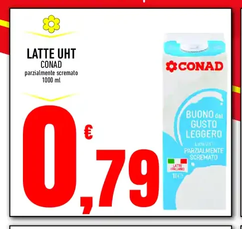 Latte UHT Conad