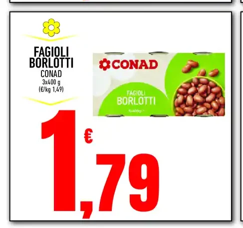 Fagioli Borlotti Conad