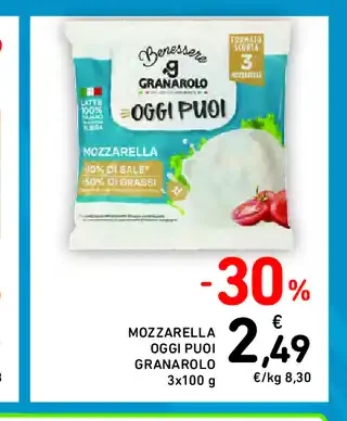 Mozzarella Oggi Puoi Granarolo