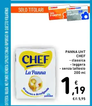 Panna UHT Chef