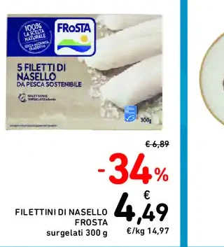 Filettini di nasello Frosta