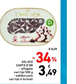 Gelato Carte d'Or