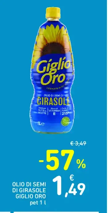 Olio di semi di girasole Giglio Oro