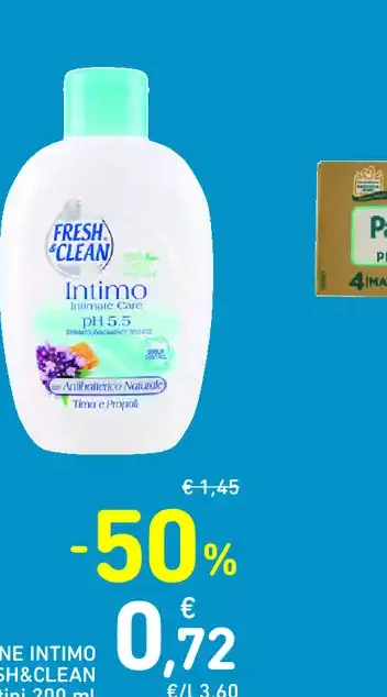 Sapone intimo Fresh&Clean