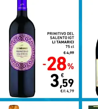 Primitivo del Salento IGT La Tamarici