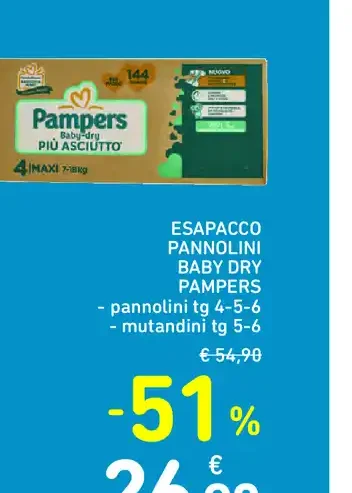 Pannolini Pampers Baby-Dry