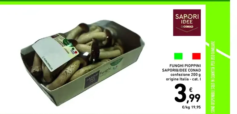 Funghi pioppini Saporididee Conad