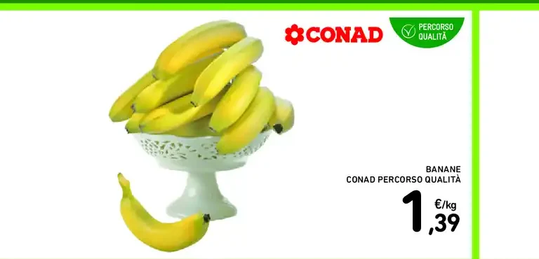 Banane Conad Percorso Qualità