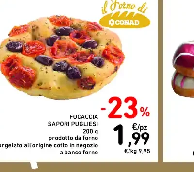 Focaccia sapori pugliesi