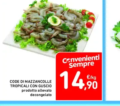 Code di mazzancolle tropicali