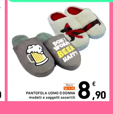 Pantofola uomo o donna