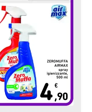 Zeromuffa Airmax spray igienizzante