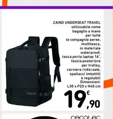 Zaino Underseat Travel