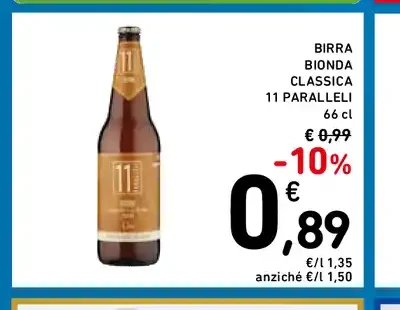 Birra bionda 11 Paralleli