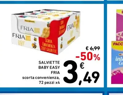 Salviette baby Easy Fria
