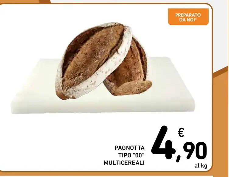 Pagnotta tipo 00 multicereali