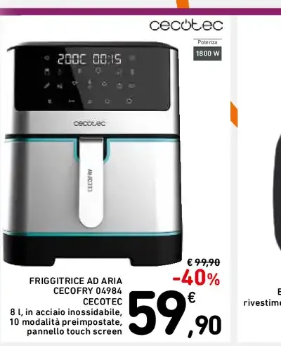 Friggitrice ad aria Cecofry