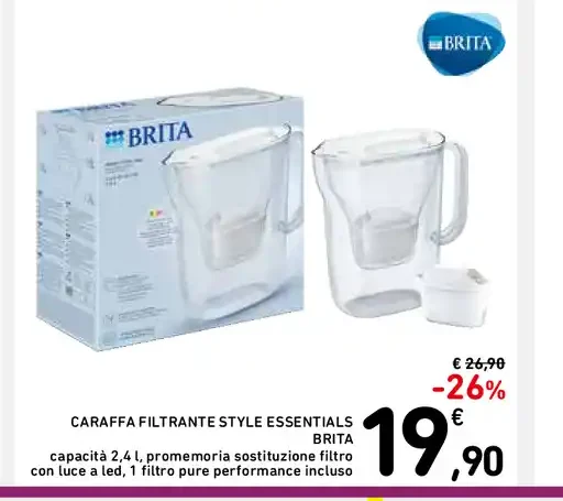 Caraffa filtrante Style Essentials