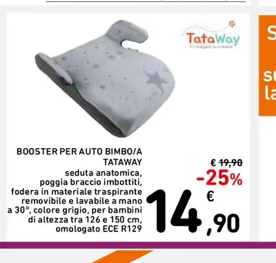 Booster per auto bimbo/a