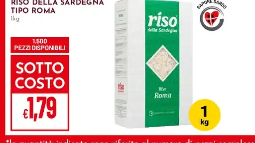 Riso della Sardegna tipo Roma