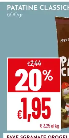Patatine classiche Findus