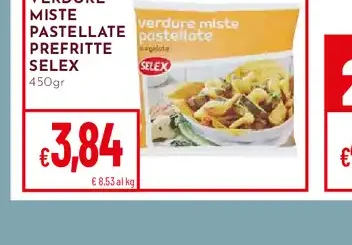 Verdure miste pastellate prefritte Selex