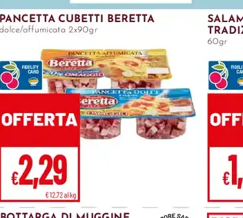 Pancetta cubetti Beretta