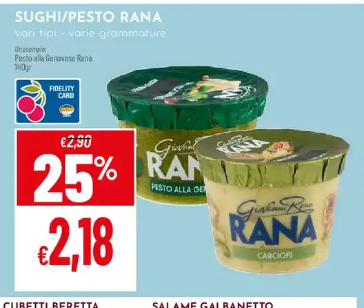 Sughi/Pesto Rana