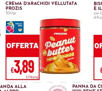 Crema d'arachidi vellutata Prozis