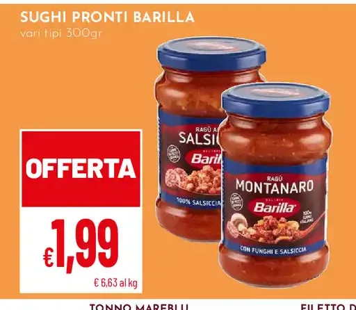 Sughi pronti Barilla