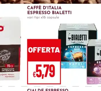 Caffè d'Italia espresso Bialetti