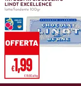 Tavoletta Cioccolato Lindt Excellence